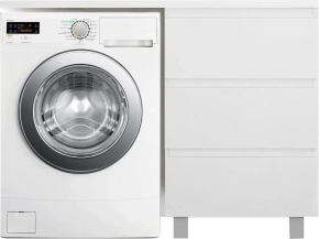 Тумба с раковиной Эстет Dallas Luxe 120 R белая 3 ящика 