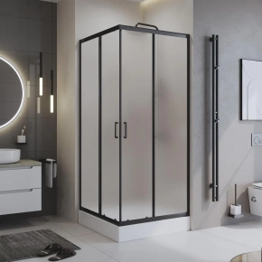 Душевой уголок BelBagno Uno-195 A-2-90-P-NERO 