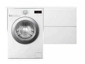 Тумба с раковиной Эстет Dallas Luxe 105 R белая подвесная 2 ящика 