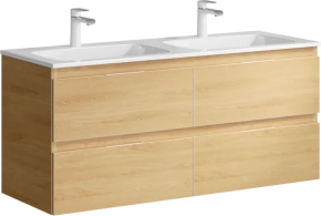 Тумба с раковиной Aqwella 5 stars Accent 120 дуб золотой 