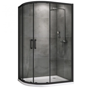Душевой уголок Abber Schwarzer Diamant AG01190B 100x90 