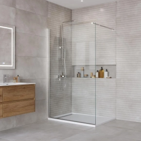 Душевая перегородка BelBagno Kraft L-1-110-C-Cr 