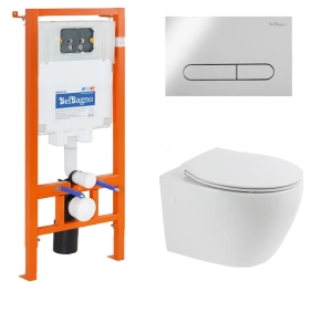 Комплект BelBagno Prospero BB507B/BB1055SC/BB002-80/BB005-PR-CHROME кнопка хром глянец 