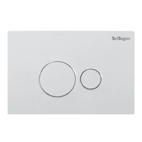 Кнопка смыва BelBagno BB082BL белая глянцевая 