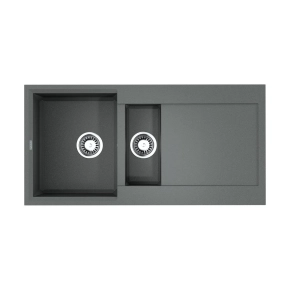 Мойка кухонная Omoikiri Sakaime 100-2-GR leningrad grey 