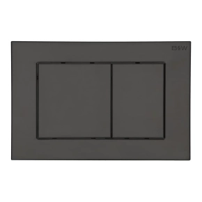 Кнопка смыва Black&amp;White Universe WPI-09530GM matt gunmetal 