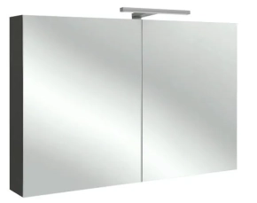 Зеркало-шкаф Jacob Delafon Rythmik EB797RU-G1C 100 см с подсветкой 