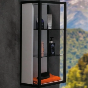 Шкаф Armadi Art Loft 30 белый, черный открытый 