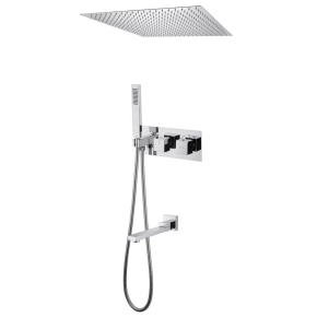 Душевой комплект Abber Daheim AF8254 хром 