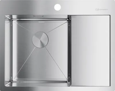 Мойка кухонная Omoikiri Akisame 65-IN-L нержавеющая сталь