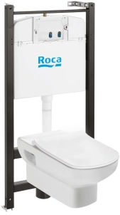 Комплект Roca Dama Senso Pack 893104680 подвесной унитаз + инсталляция + Slim сиденье 