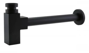 Сифон BelBagno BB-SMQ2-NERO для раковины черный 