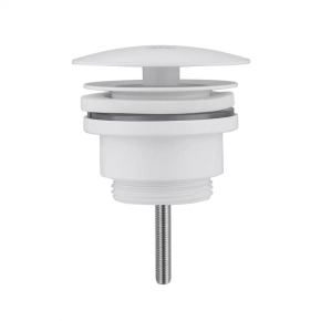 Донный клапан Abber AF0012W для раковины, белый 