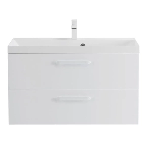 Тумба под раковину BelBagno Aurora 80 подвесная, bianco lucido 