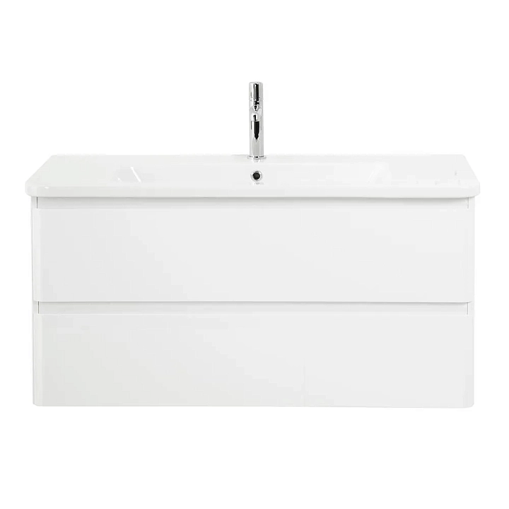 Тумба под раковину BelBagno Albano-Cer 105 подвесная, bianco lucido