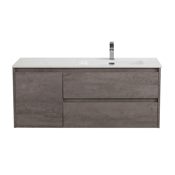 Тумба под раковину BelBagno Kraft 100 R подвесная, Cemento Grigio