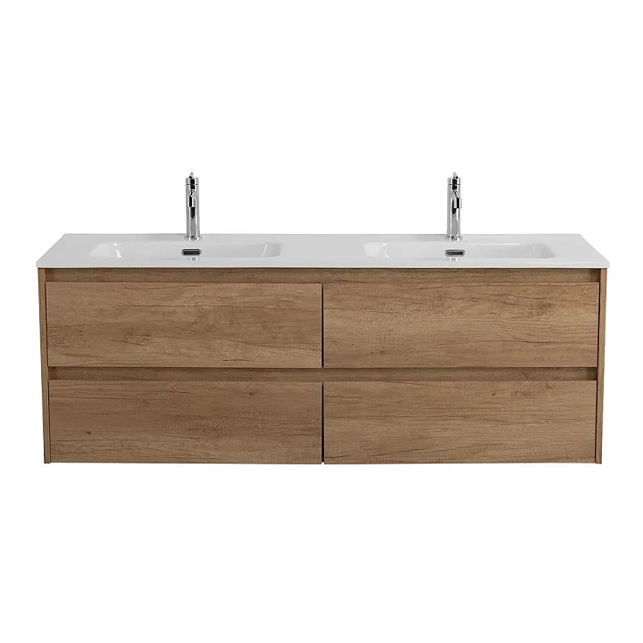 Тумба под раковину BelBagno Kraft 140 подвесная, Rovere Nebrasca Nature