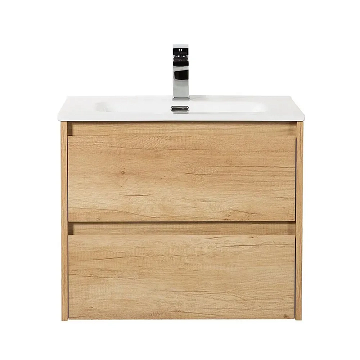 Тумба под раковину BelBagno Kraft 60 подвесная, rovere nebrasca nature