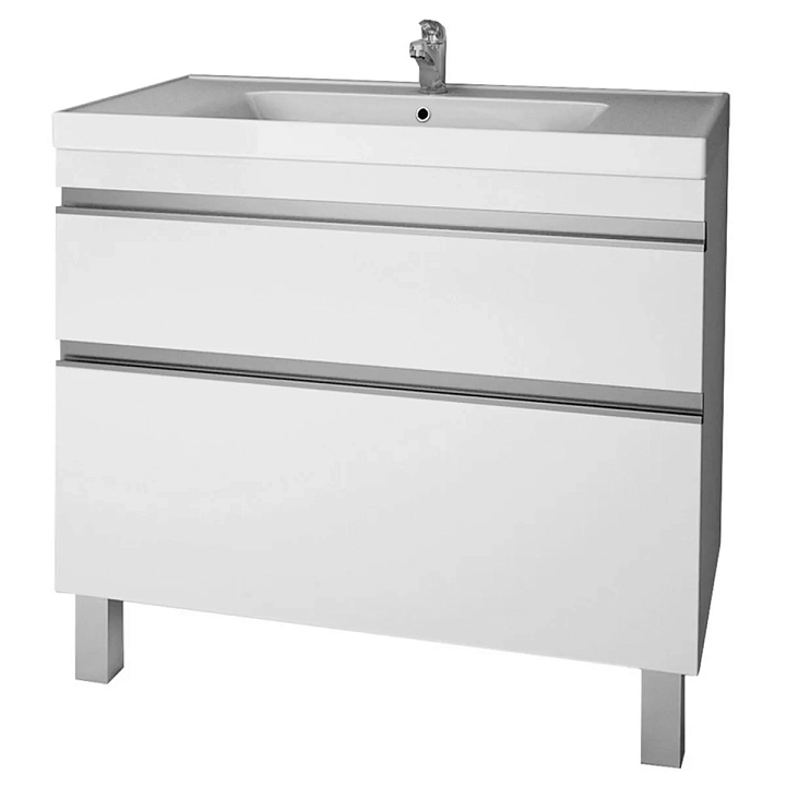 Тумба под раковину Dreja Grace Plus 90 белый глянец