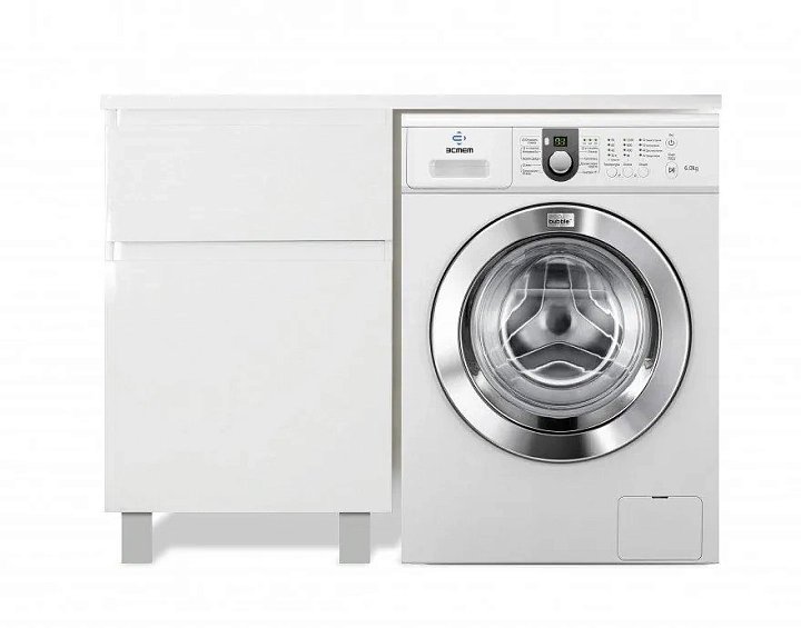 Тумба с раковиной Эстет Dallas Luxe 110 L белая