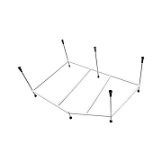 Каркас для ванны AM.PM Like 170х110 L W80A-170L110W-R