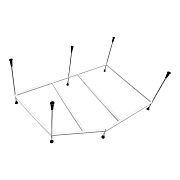Каркас для ванны AM.PM Like 170х110 R W80A-170R110W-R