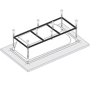 Каркас для ванны Vagnerplast 180x90 VPK18090