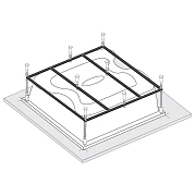 Каркас для ванны Vagnerplast 194x170 VPK194170