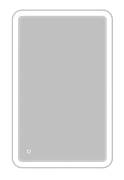 Зеркало BelBagno SPC-MAR-500-800-LED-TCH