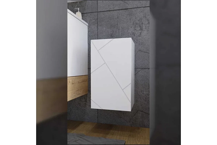 Шкаф Бриклаер Кристалл 35.2x60 белый