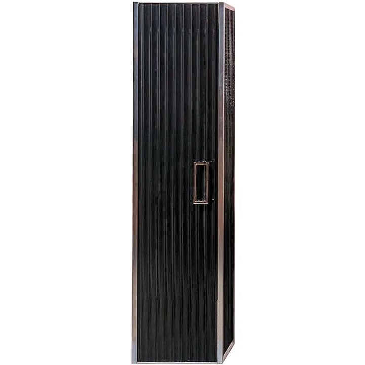 Шкаф-пенал Armadi Art Monaco 35 черный, хром