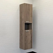 Шкаф-пенал Comforty Никосия 35 дуб темный