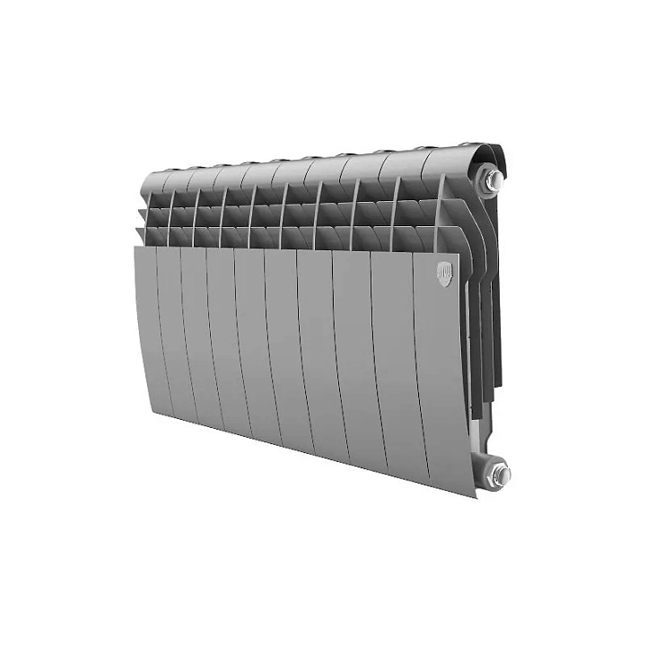 Радиатор Royal Thermo BiLiner 350 /Silver Satin - 10 секц.