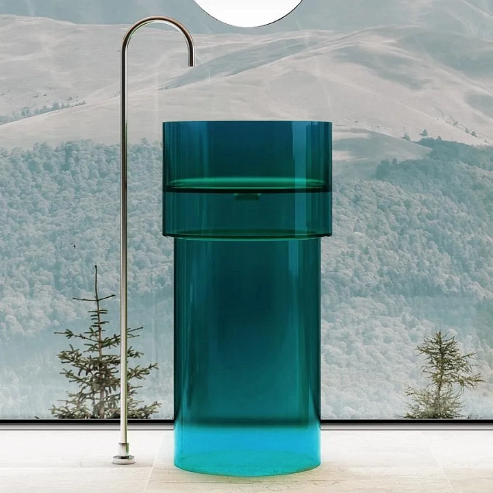 Раковина Abber Kristall AT2701Aquamarin 45 см