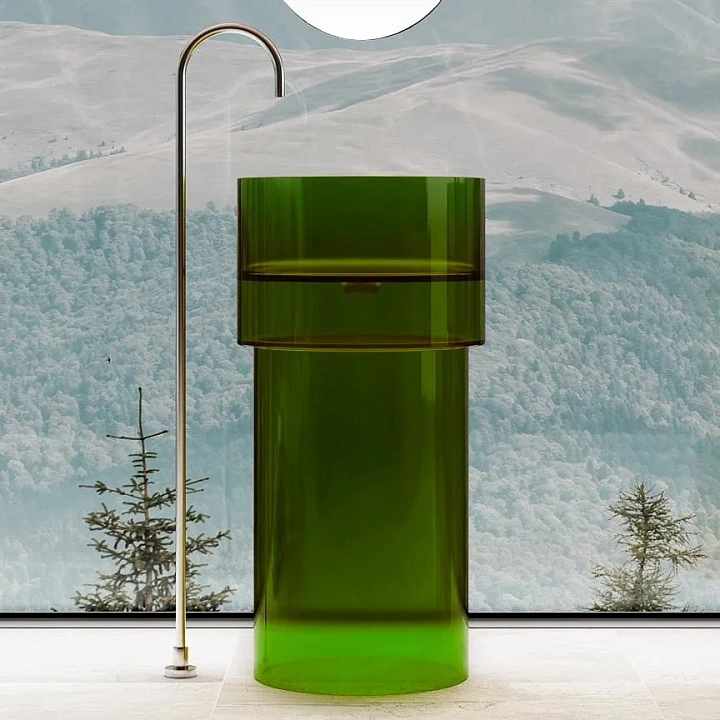 Раковина Abber Kristall AT2701Emerald-H 45 см