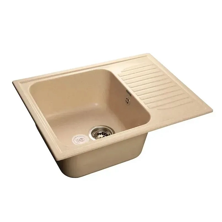 Мойка кухонная GranFest Standart (S-645L) 64.5х50 бежевая