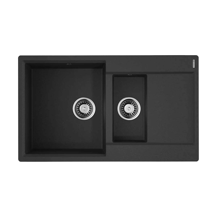 Мойка кухонная Omoikiri Daisen 86-2-BL черный