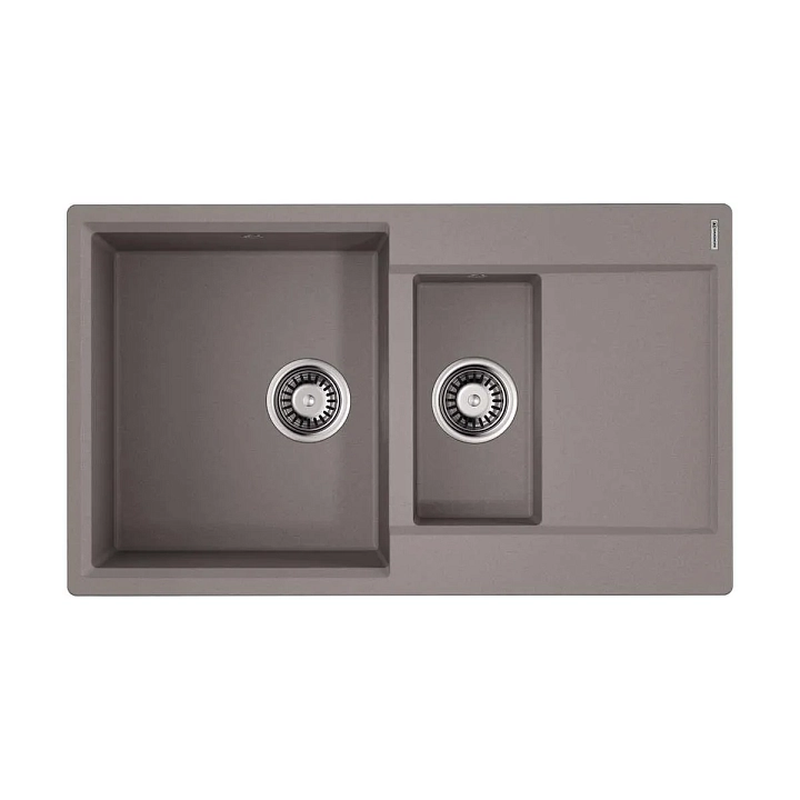 Мойка кухонная Omoikiri Daisen 86-2-GR leningrad grey