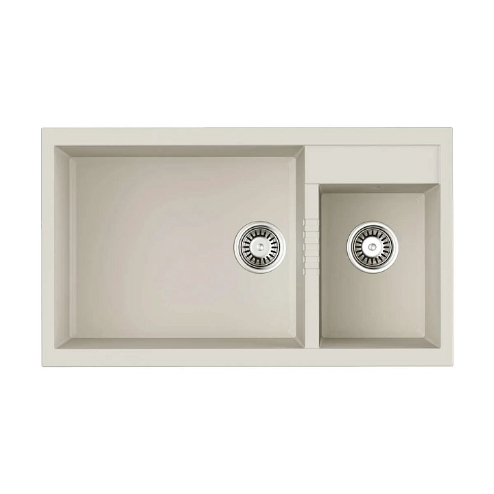 Мойка кухонная Omoikiri Tedori 86-2-LB-WH белый