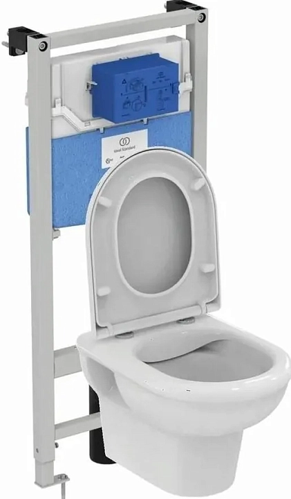 Комплект Ideal Standard Exacto X042601 (подвесной унитаз + инсталляция + сиденье)