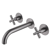 Смеситель Abber Wasser Kreis AF81121NG для раковины, никель