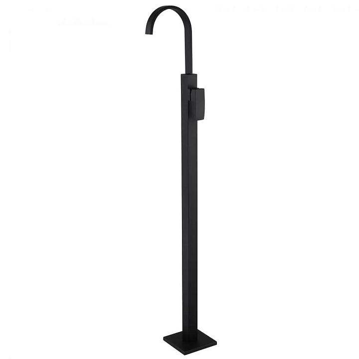 Смеситель Abber Wasserfall AF8640B для раковины, черный матовый