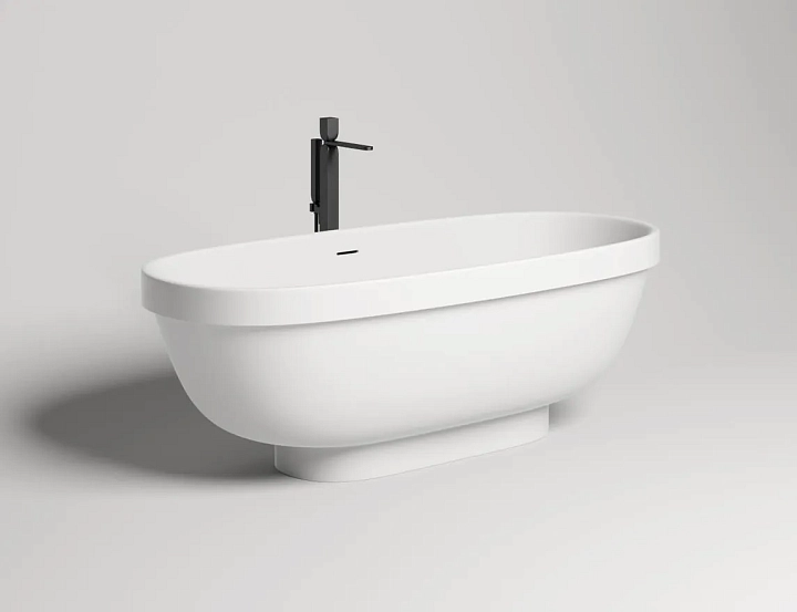 Ванна из искусственного камня Salini Greca 103121M 180х80 матовая