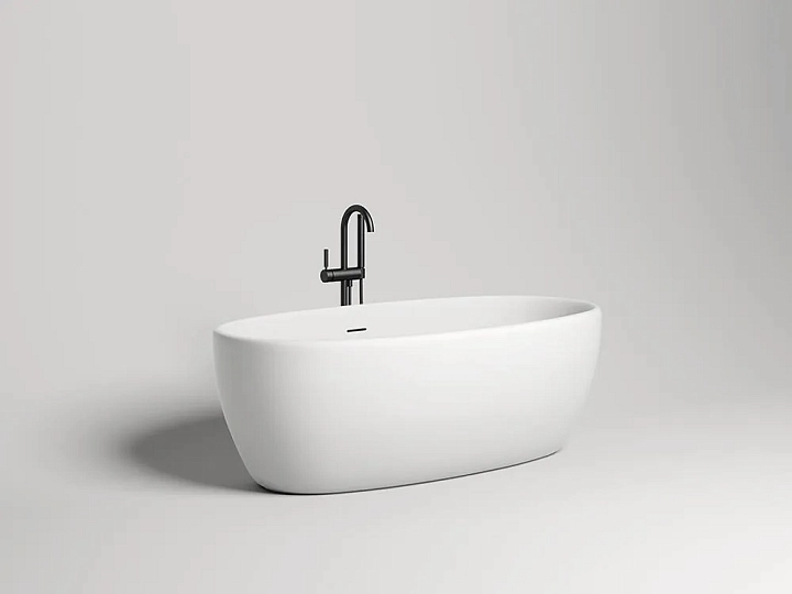 Ванна из искусственного камня Salini Luce 100121M 170x85 матовая