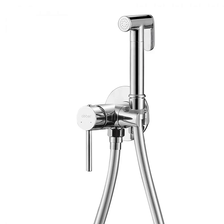 Гигиенический душ Abber Wasser Kreis AF8125 со смесителем, хром