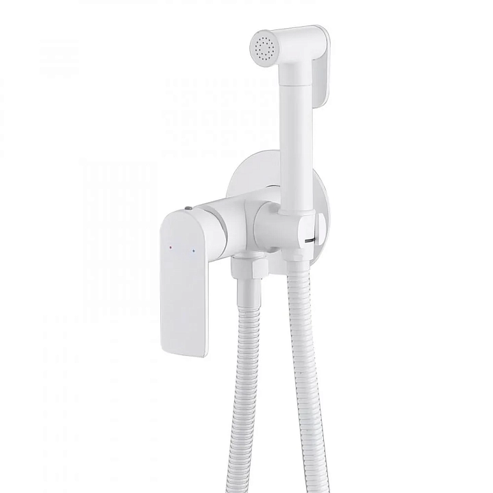 Гигиенический душ Abber Weiss Insel AF8025W со смесителем