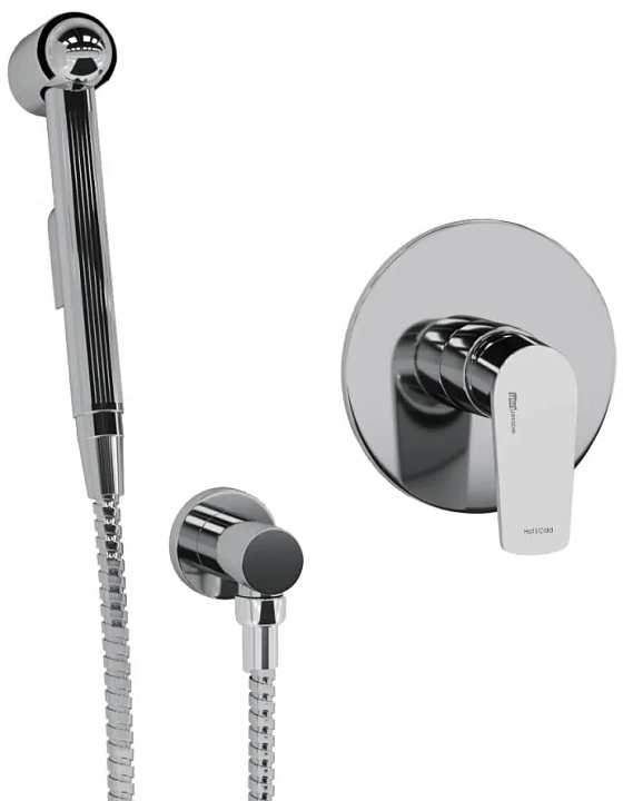 Гигиенический душ Wasserkraft Dill A06157 со смесителем, с внутренней частью