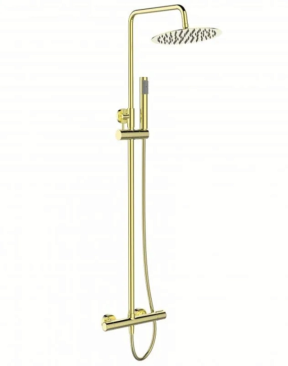 Душевая стойка BelBagno Uno UNO-DOCM-ORO