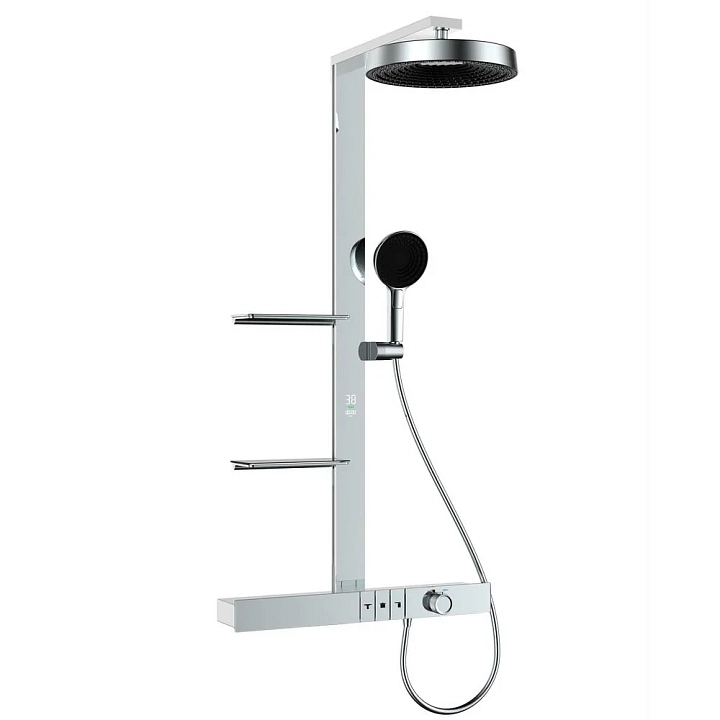 Душевая стойка Black&White Gravity GH-9005-C хром