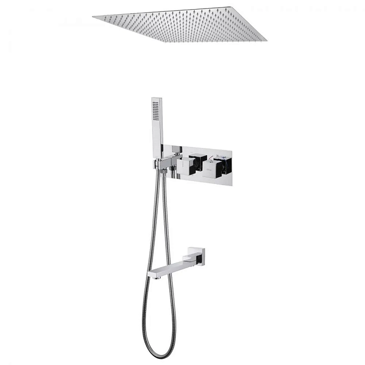 Душевой комплект Abber Daheim AF8254 хром
